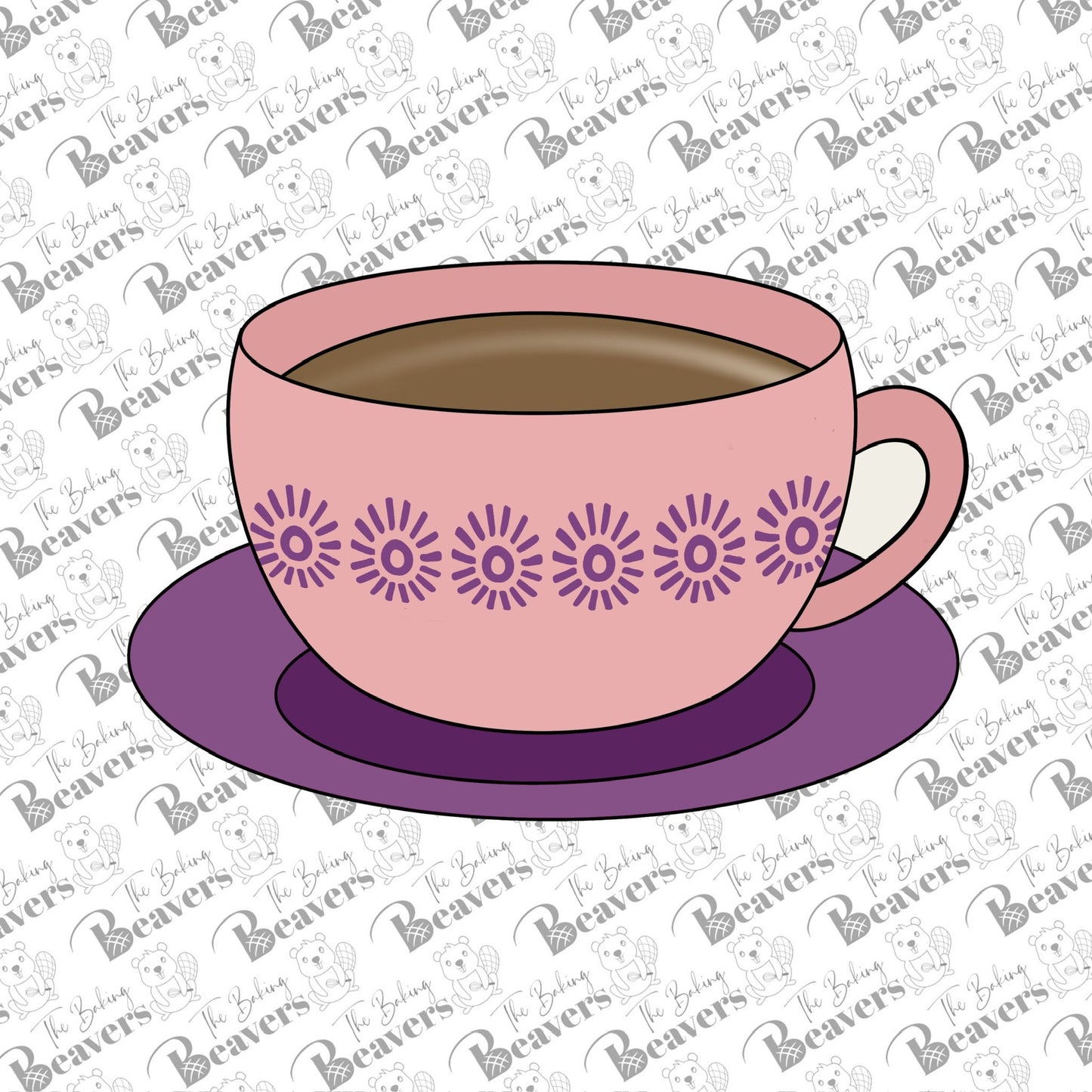 Tea Cup with Saucer Cookie Cutter