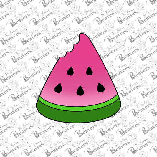 Watermelon Slice with Bite Cookie Cutter