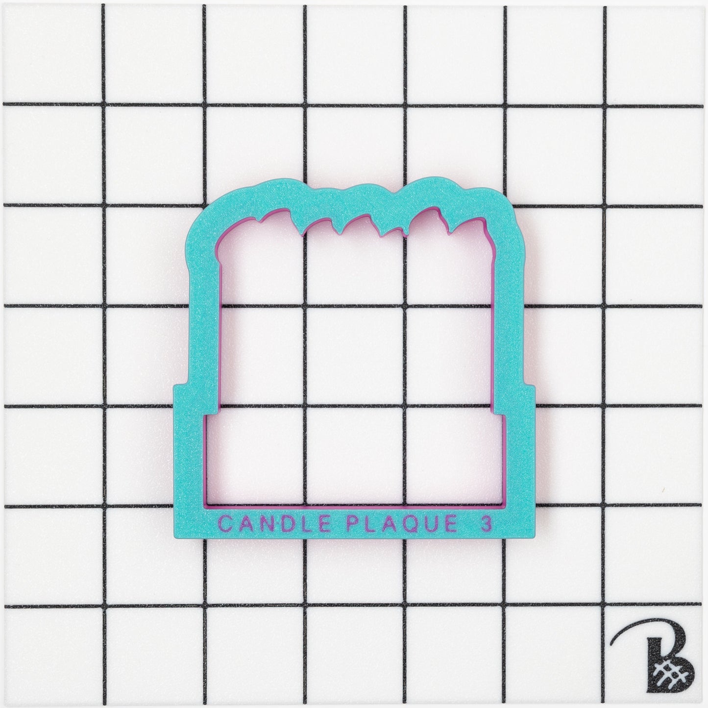 Birthday Candles with Plaque Cookie Cutter