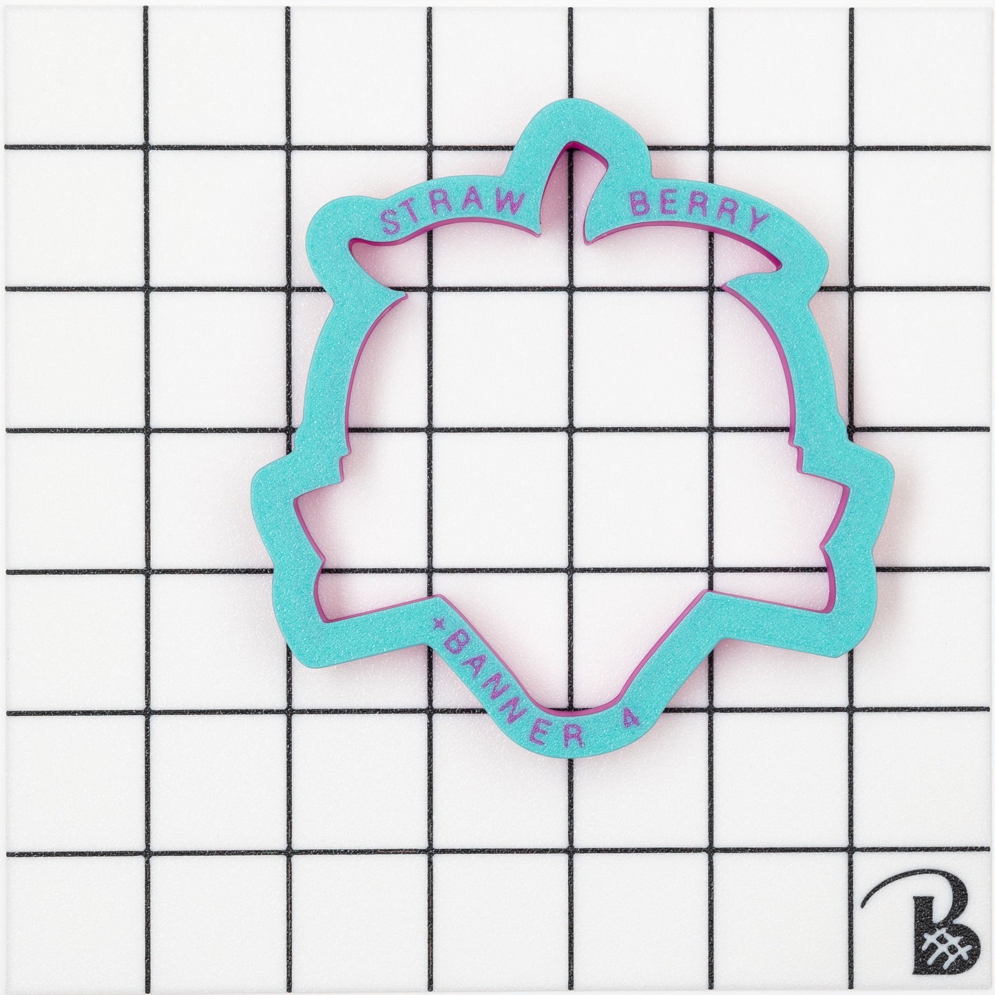 Strawberry with Banner Cookie Cutter