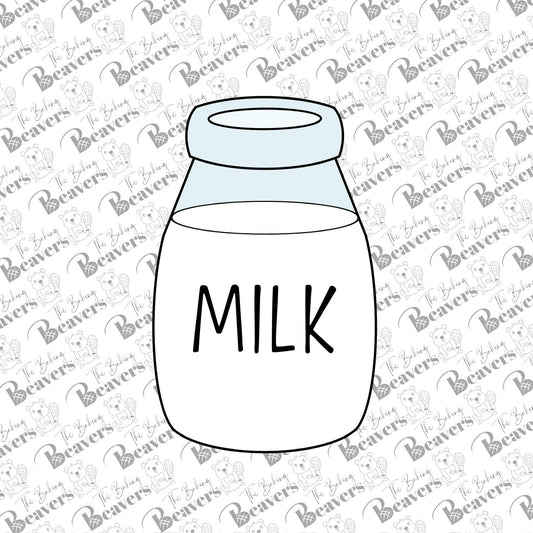 Milk Bottle Cookie Cutter