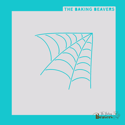 Corner Spiderweb Stencil