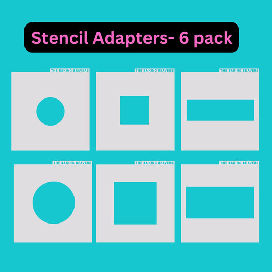 Mylar Stencil Adapters (6 piece set)