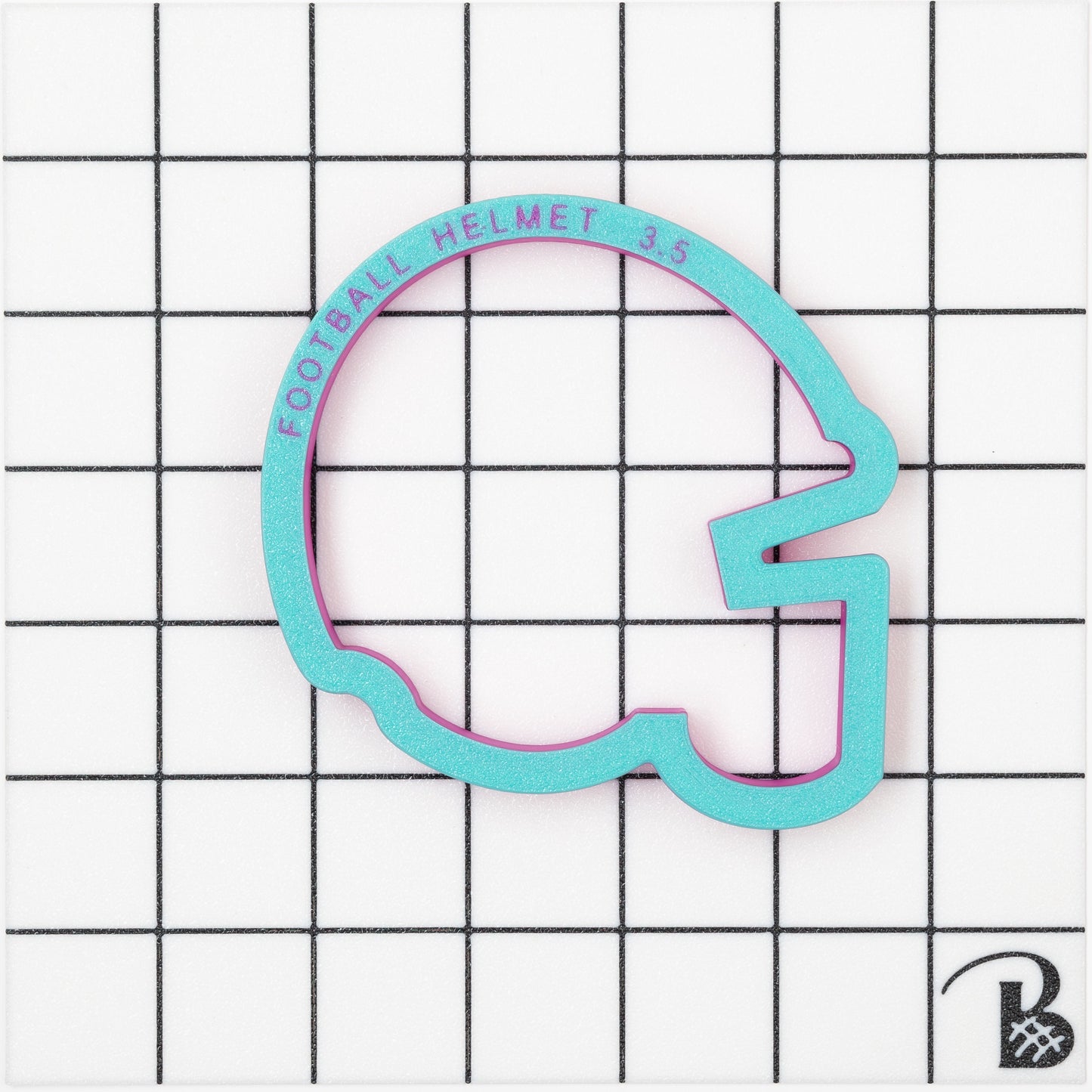 Football Helmet Cookie Cutter