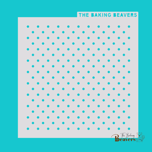 Polka Dot Pattern Stencil (4 size options)