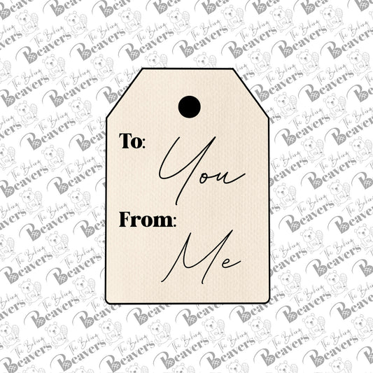 Gift Tag Cookie Cutter