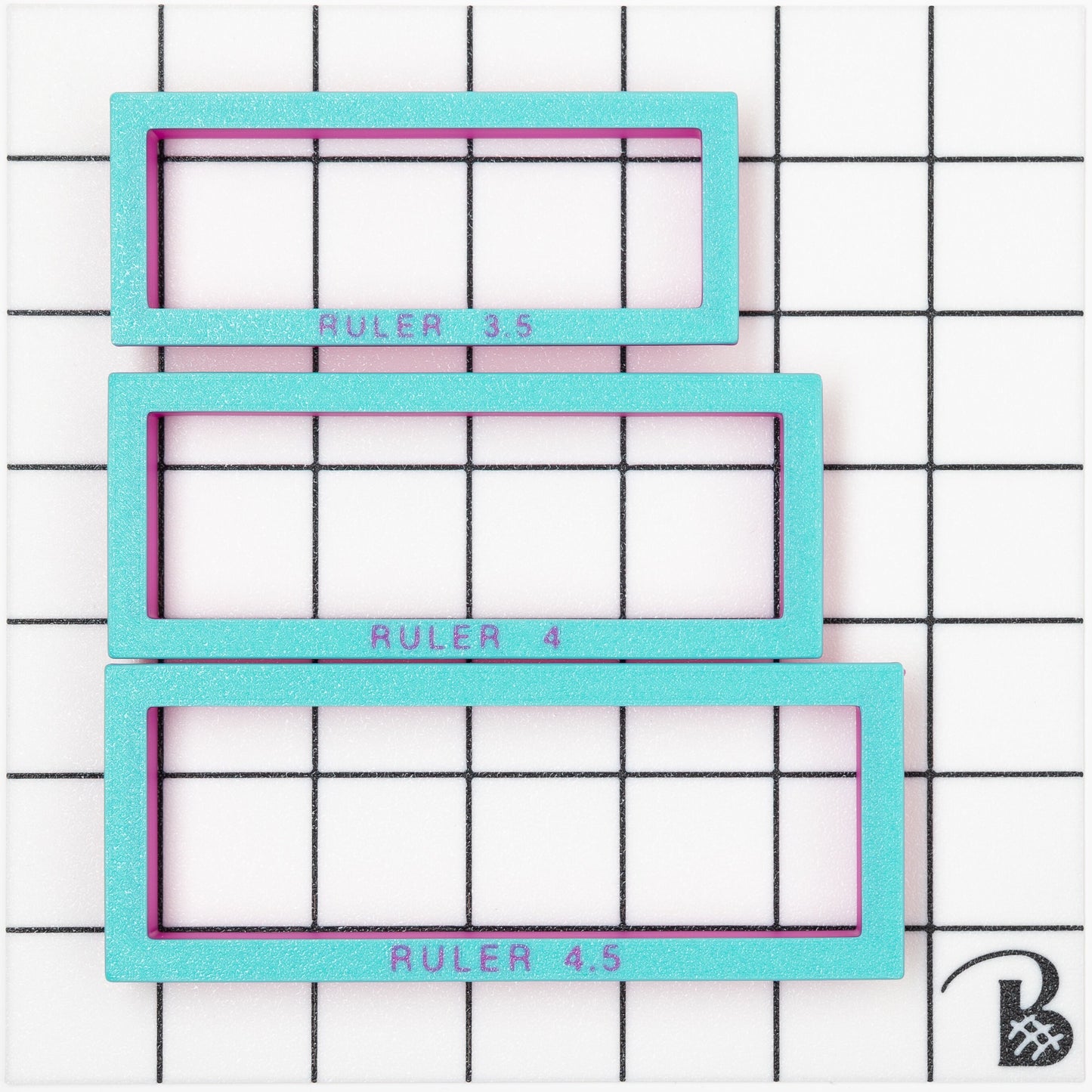 Ruler Cookie Cutter (recommend sizing up)