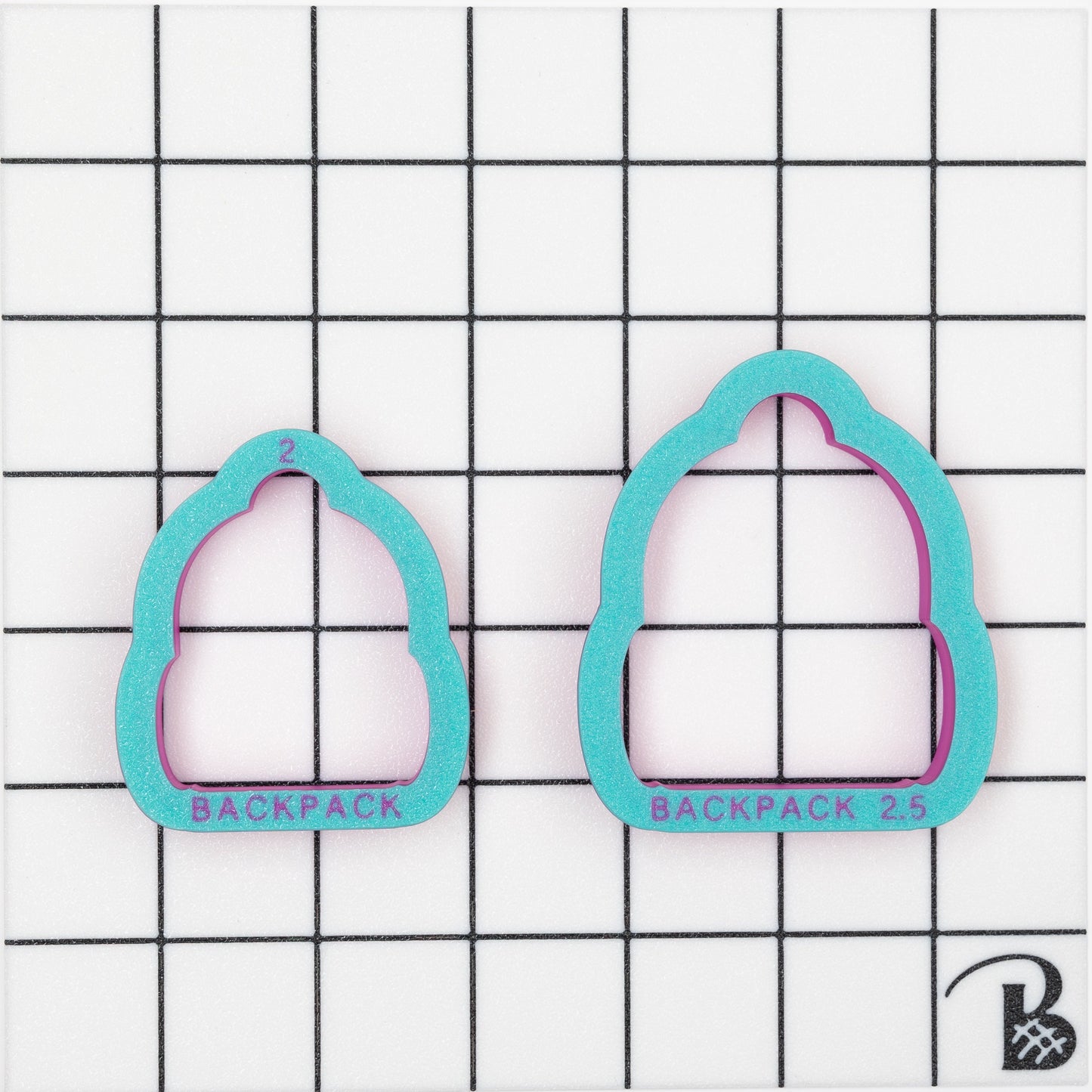 Back to School Cookie Cutter Set (ABC, Pencil, Backpack, Scissors)
