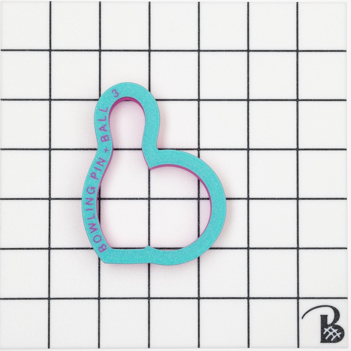 Bowling Pin with Ball Cookie Cutter