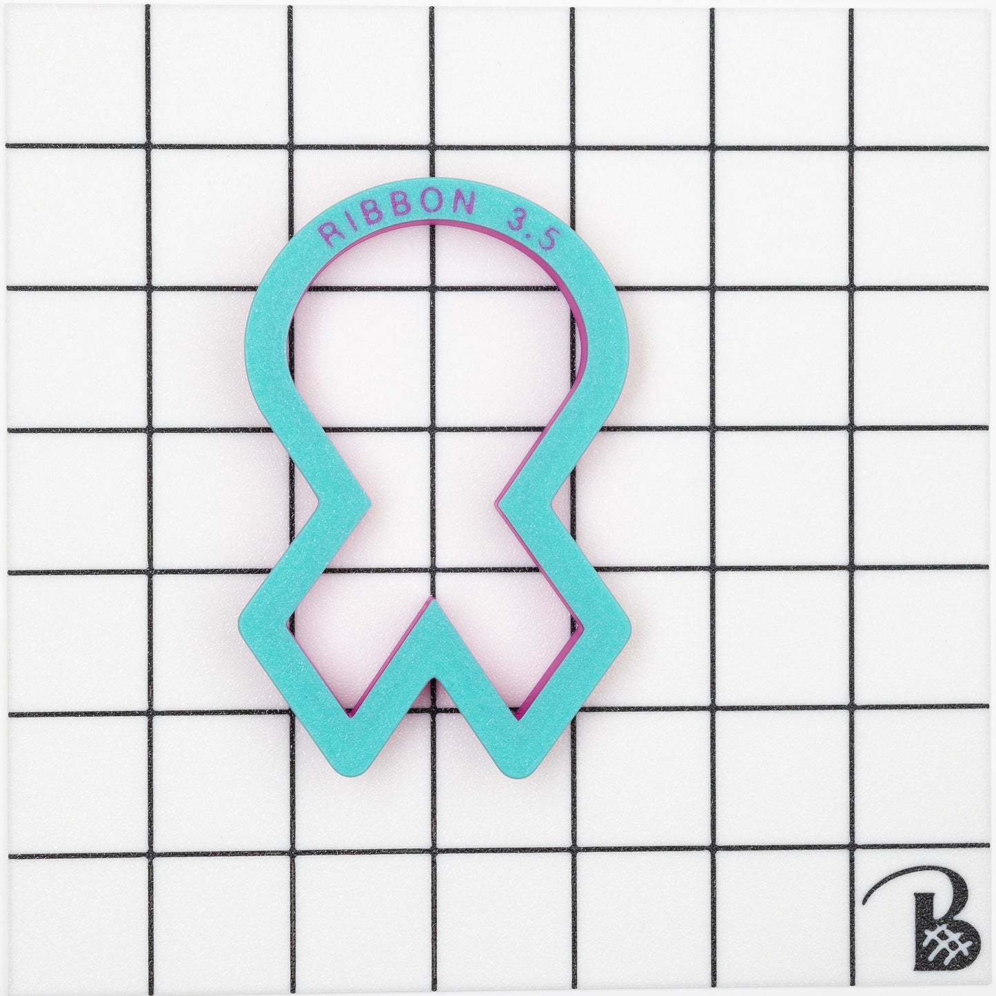 Awareness Ribbon Cookie Cutter (recommend sizing up)