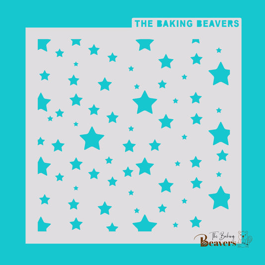 Stars (Style A) Stencil