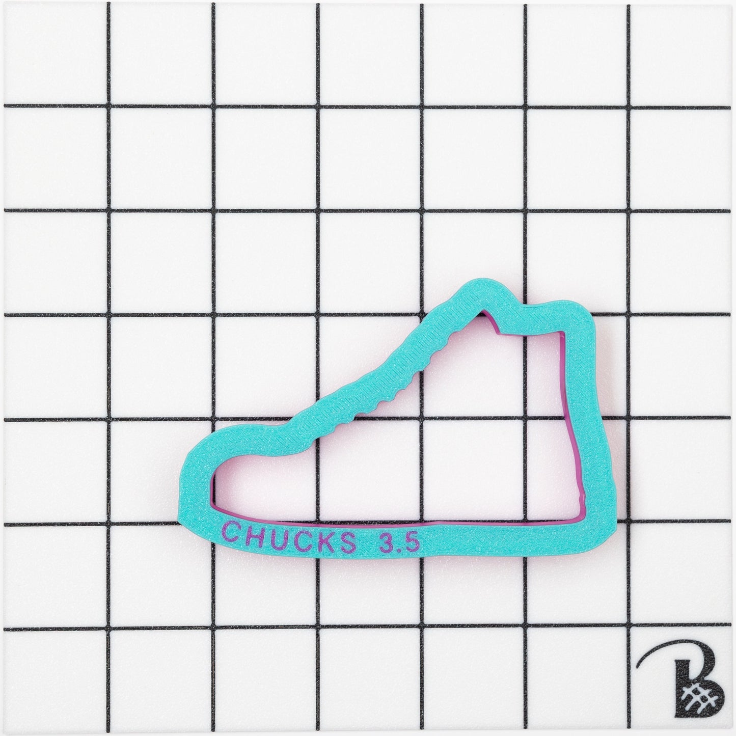 Chucks Shoe Cookie Cutter (recommend sizing up)