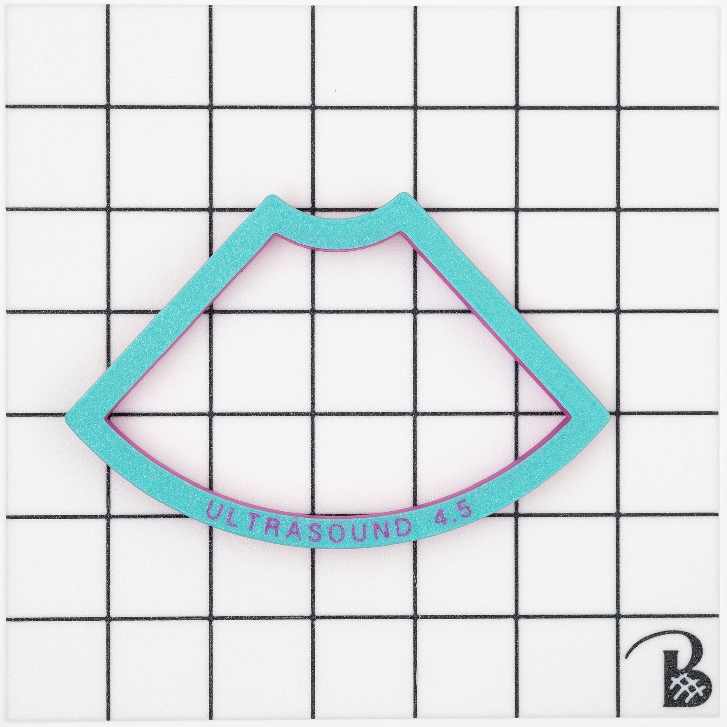 Ultrasound Cookie Cutter (recommend sizing up)
