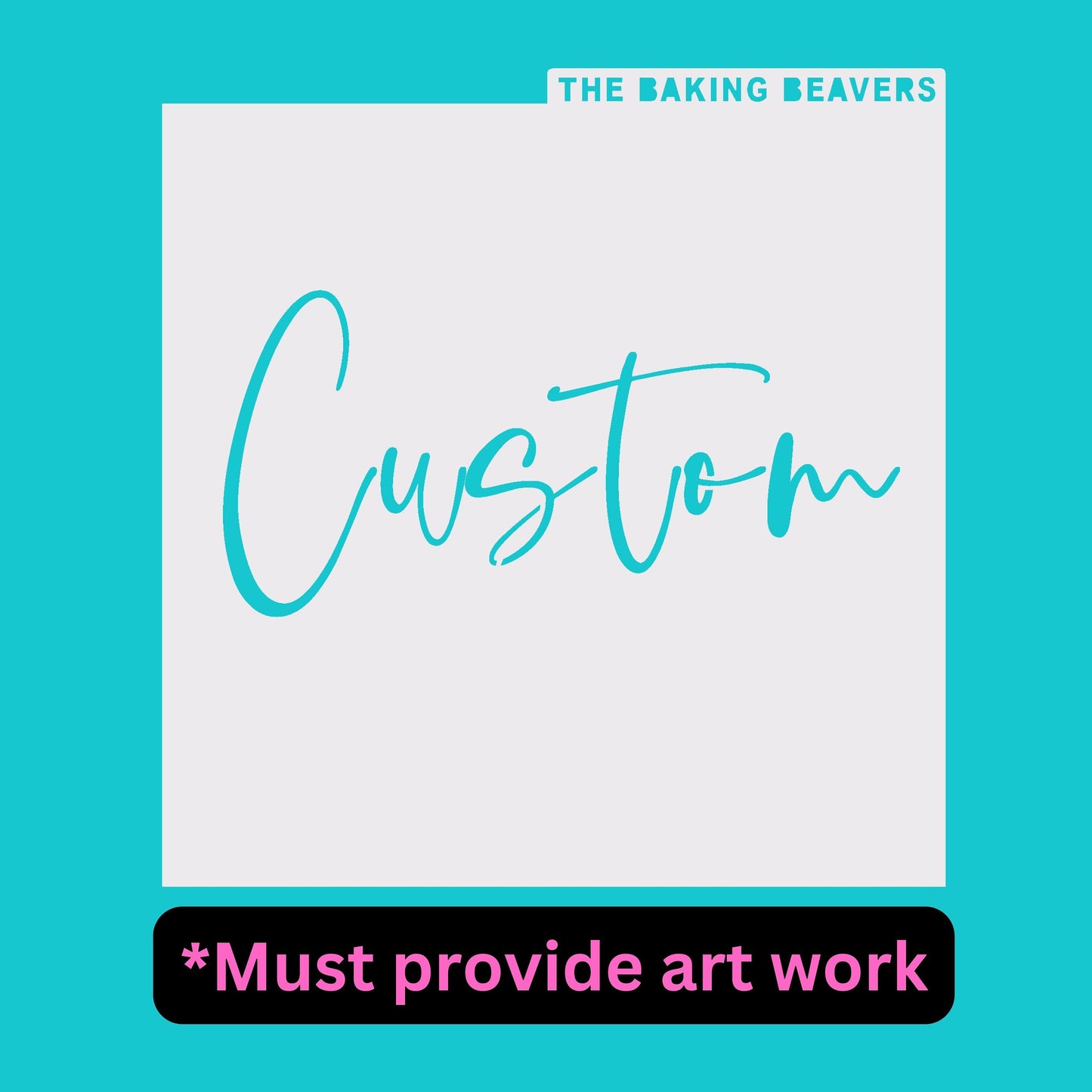 Custom Mylar Stencil (Made from Customer Supplied Image)