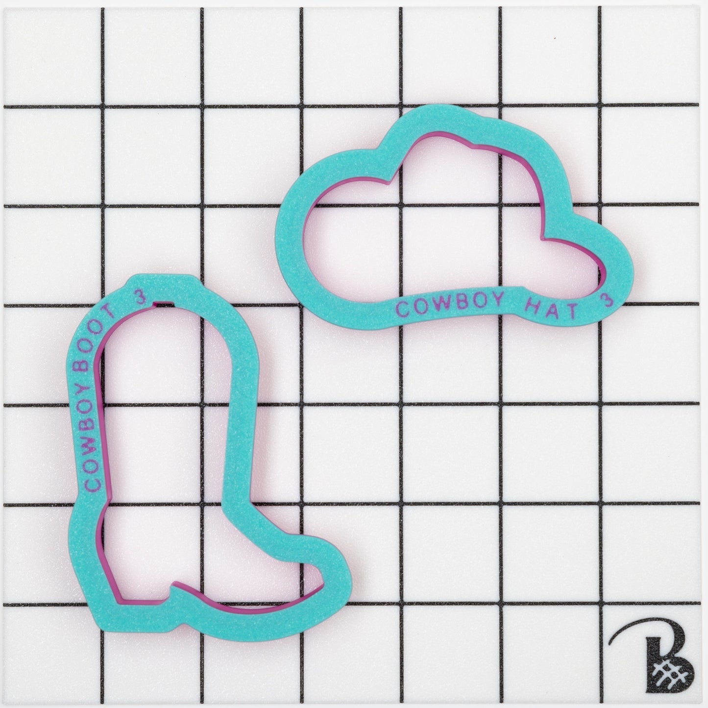 Cowboy Hat and Boot Set Cookie Cutters