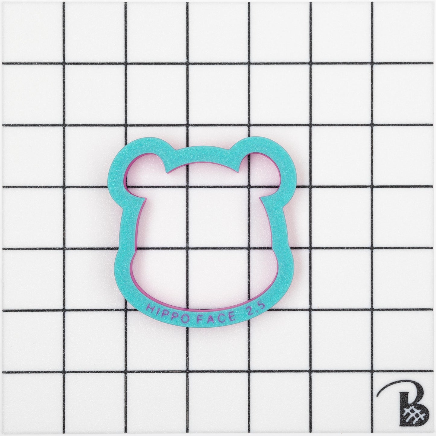 Hippo Face Cookie Cutter