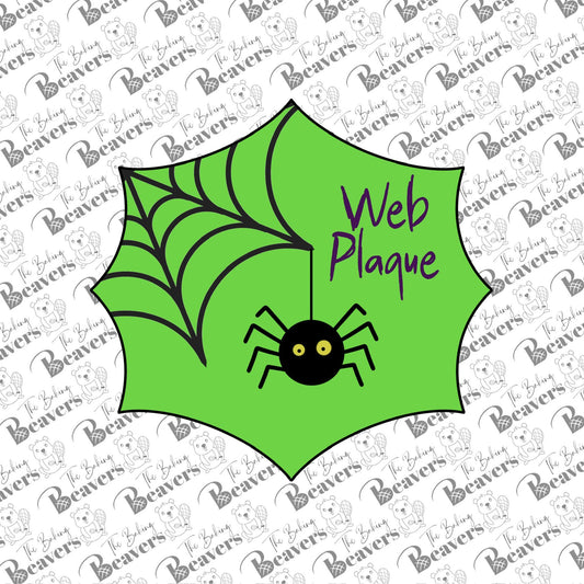Web Plaque Cookie Cutter
