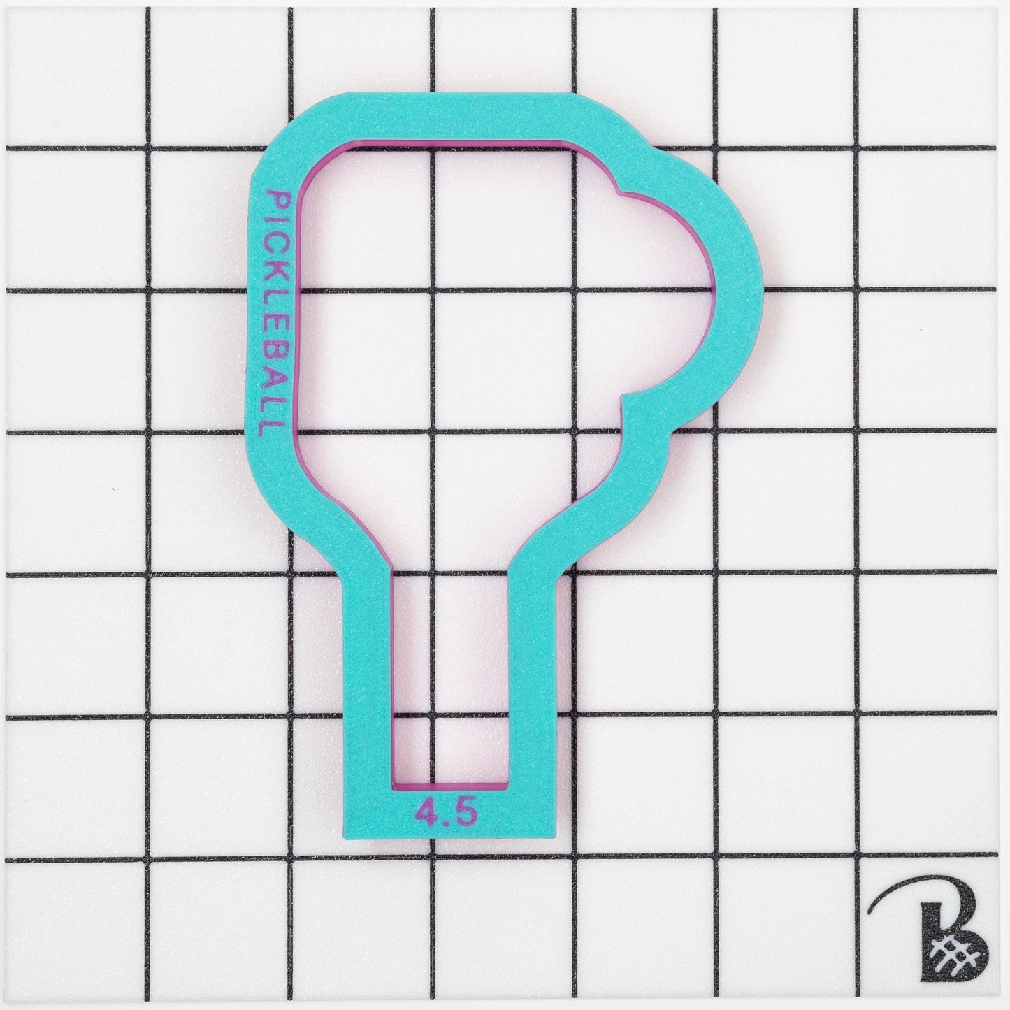 Pickle Ball Paddle and Ball Cookie Cutter (recommend sizing up)