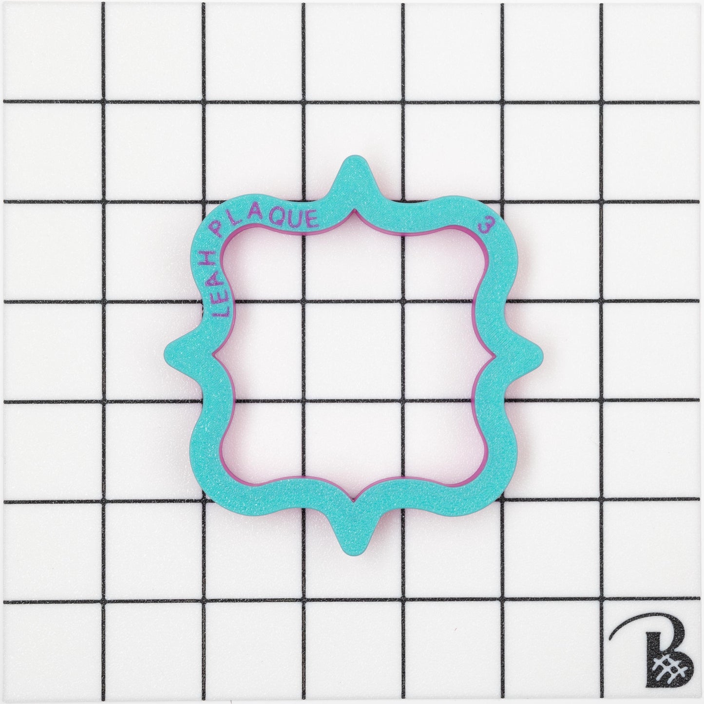 Leah (Square) Plaque Cookie Cutter