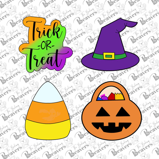 Trick or Treat Mini Set of Cookie Cutters (updated)