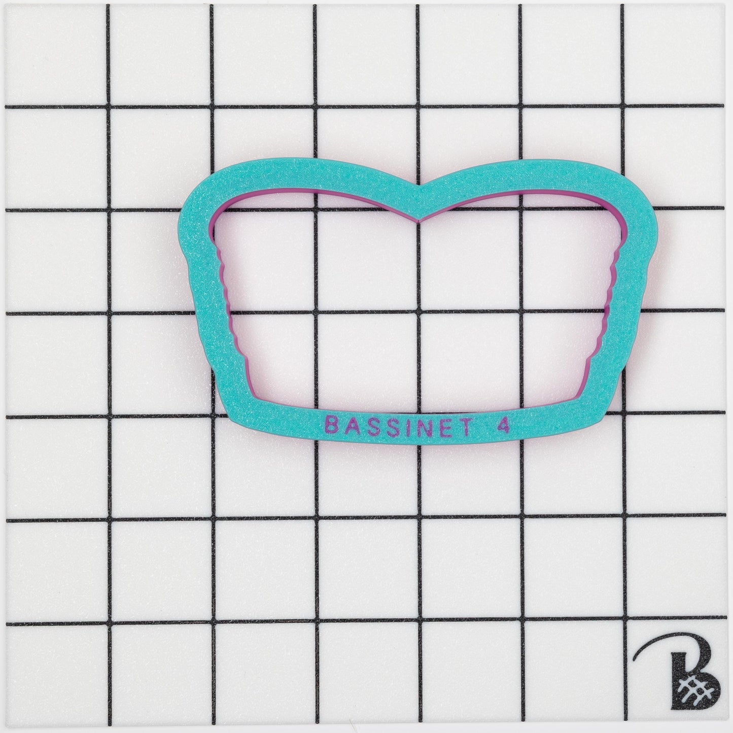Baby Bassinet Cookie Cutter