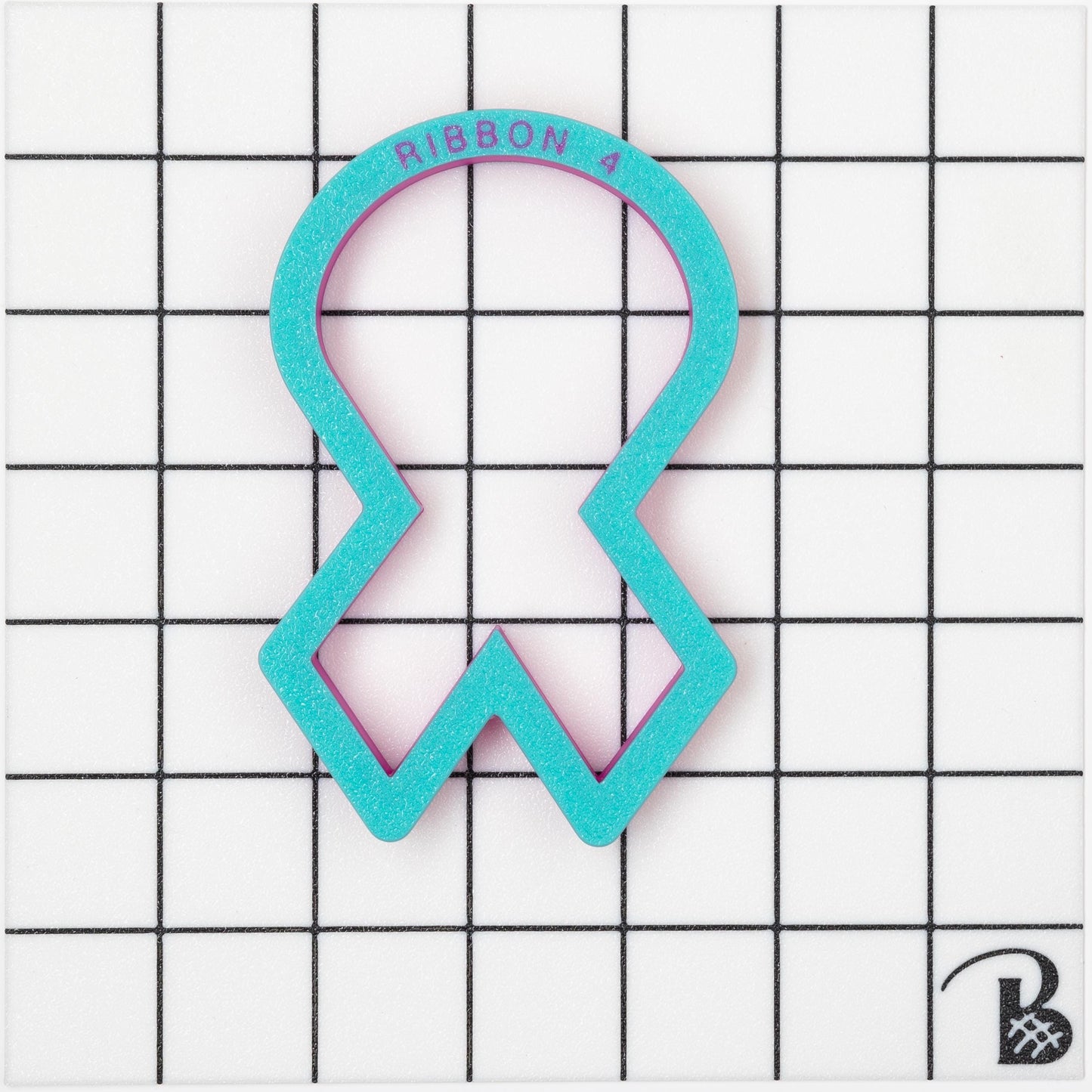 Awareness Ribbon Cookie Cutter (recommend sizing up)