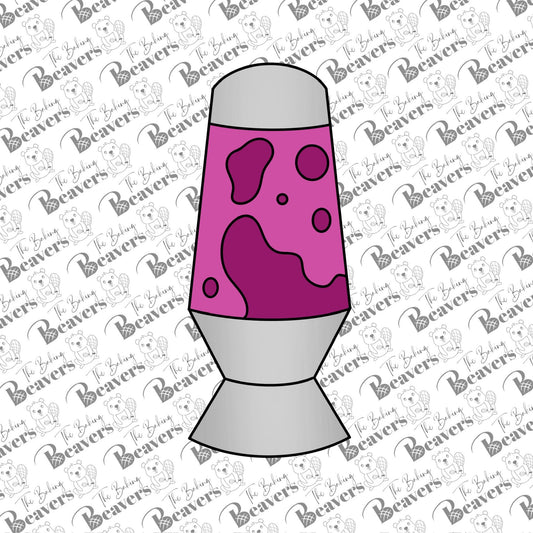 Lava Lamp Cookie Cutter (recommend sizing up)