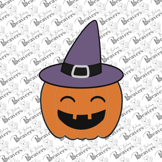 Pumpkin with Witch's Hat Cookie Cutter