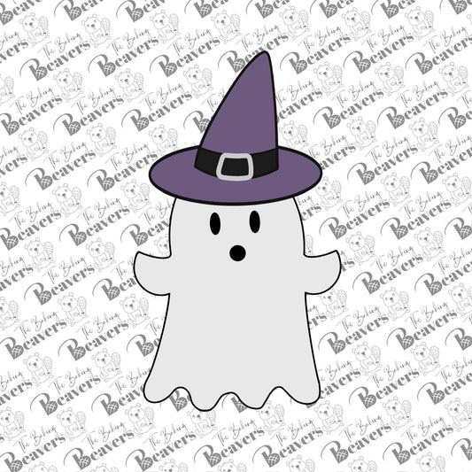 Ghost with Witch Hat Cookie Cutter