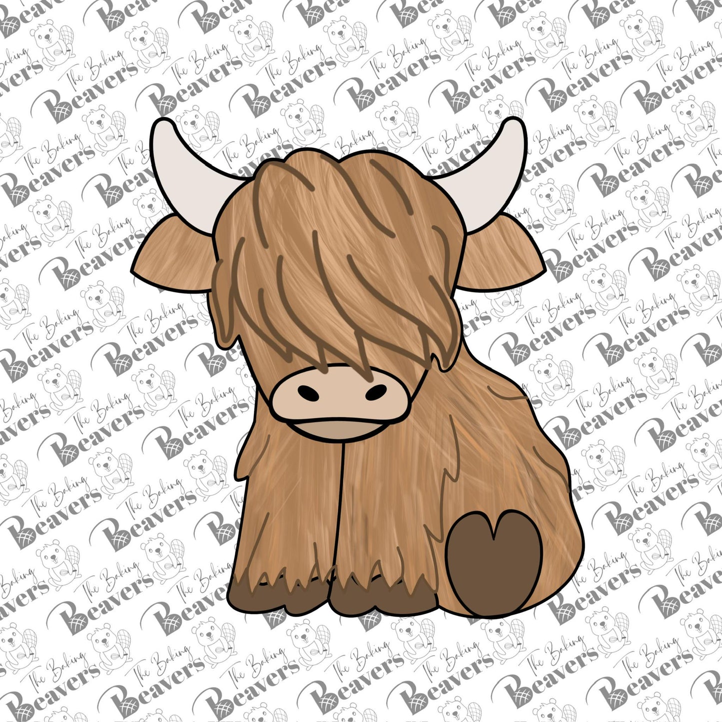Highland Cattle|Cow Full Body Cookie Cutter