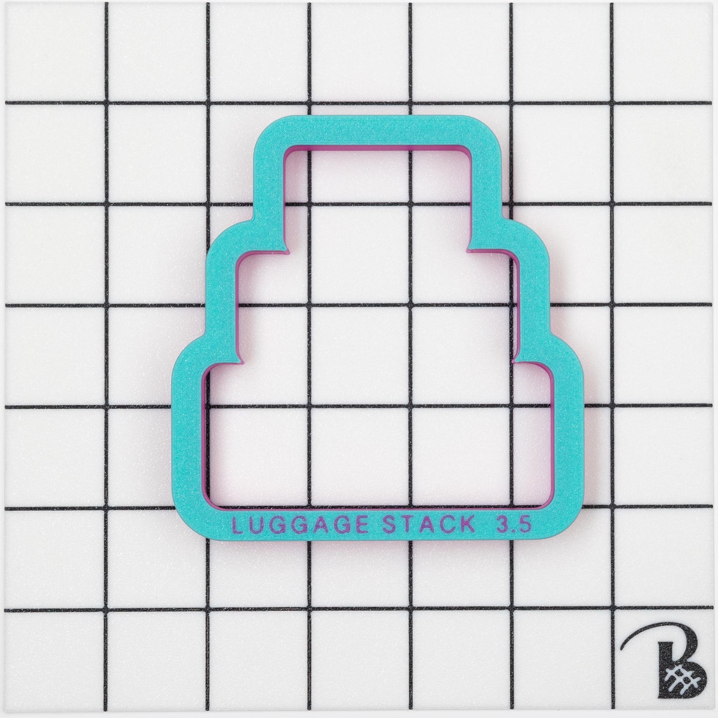 Luggage Stack Cookie Cutter (may want to size down)