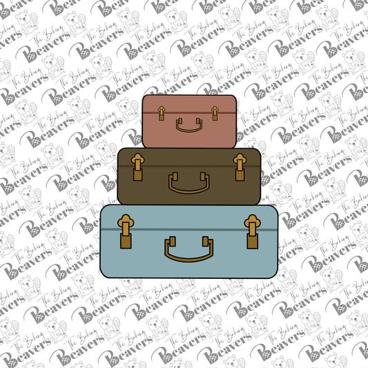 Luggage Stack Cookie Cutter