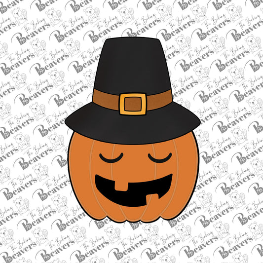 Pilgrim Pumpkin Cookie Cutter