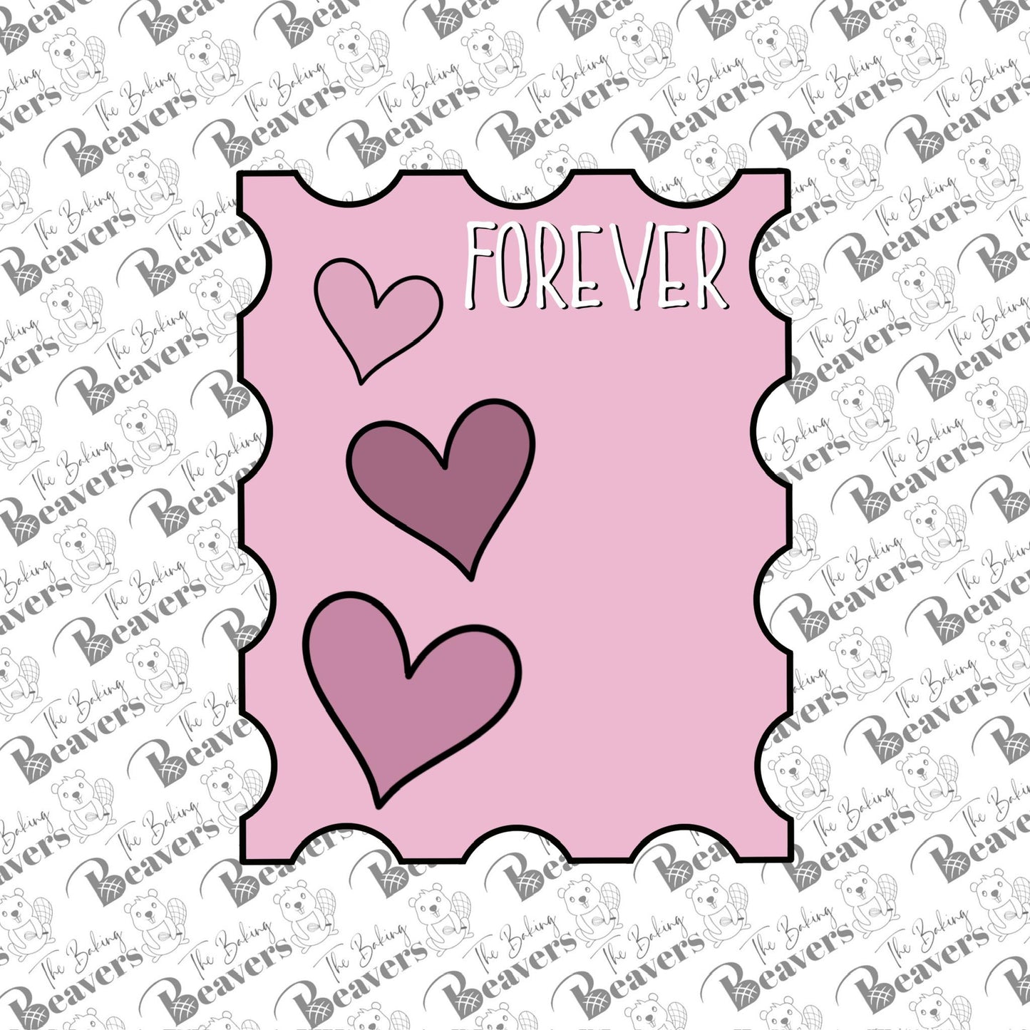 Postage Stamp Cookie Cutter | Holiday Stamps | Valentine’s Day stamp