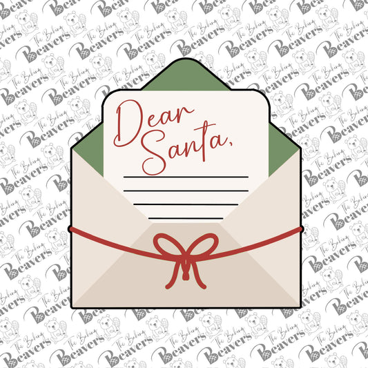 Letter in Envelope Cookie Cutter | Santa Letter | Love Letter