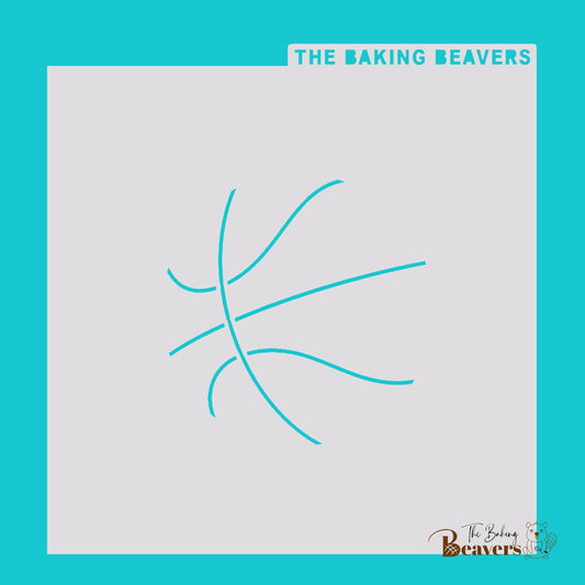 Basketball Lines Stencil