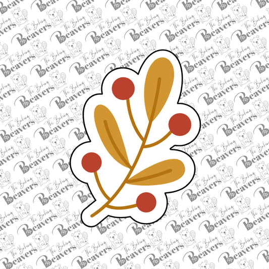 Fall Leaf Florals Cookie Cutter