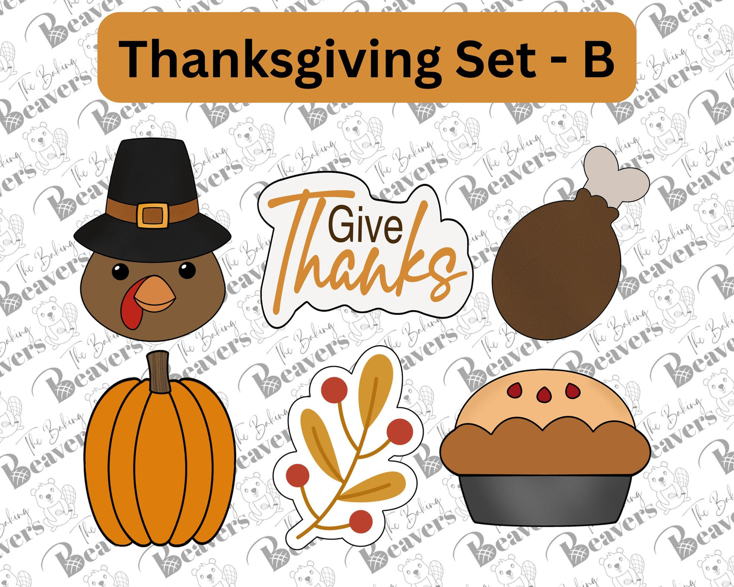 Thanksgiving Set (B) - (Set of 6)