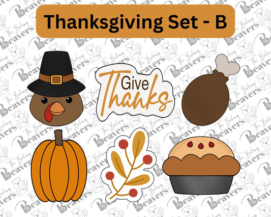 Thanksgiving Set (B) - (Set of 6)