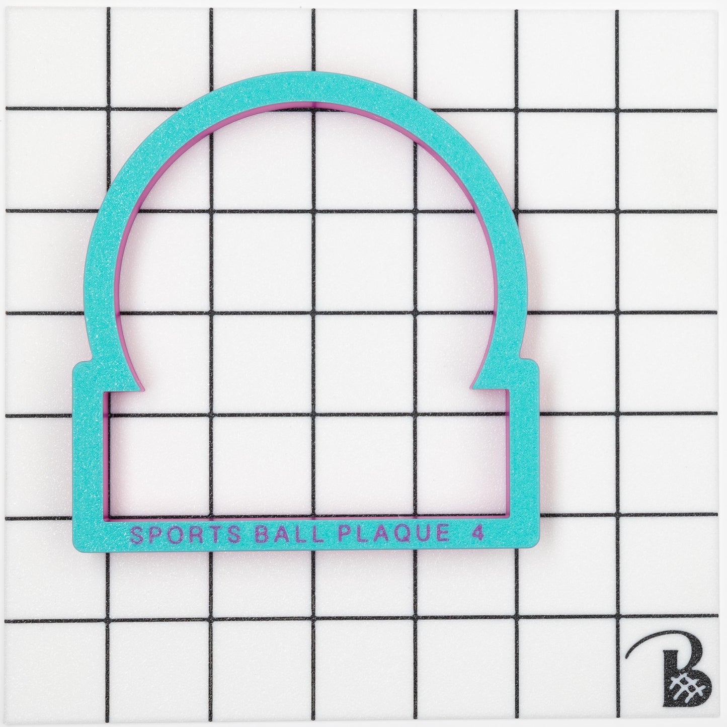 Personalized Sports Ball Plaque Cookie Cutter