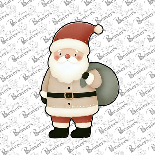 Antique Santa with Toy Sack Cookie Cutter
