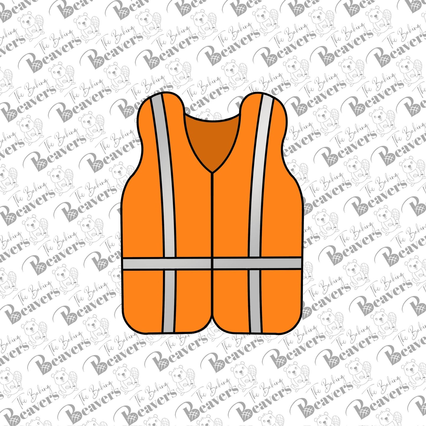 Construction Worker Vest Cookie Cutter