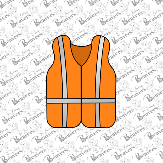 Construction Worker Vest Cookie Cutter