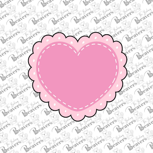 Scalloped Edge Heart Cookie Cutter