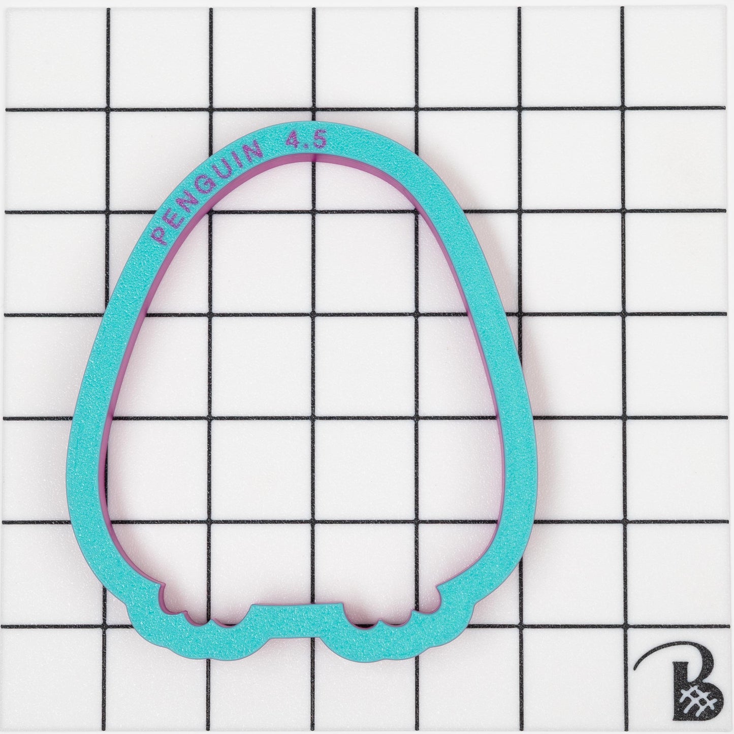 Penguin Standing Holding Heart Cookie Cutter | Love Penguin | Valentine Penguin Cookie Cutter