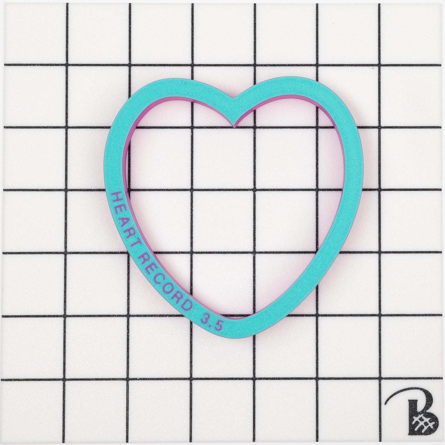 Heart Record Cookie Cutter