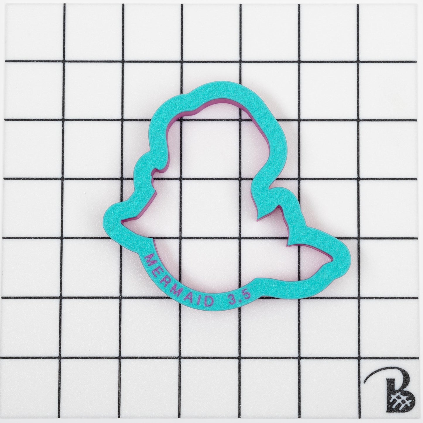 Mermaid (Side Pose) Cookie Cutter