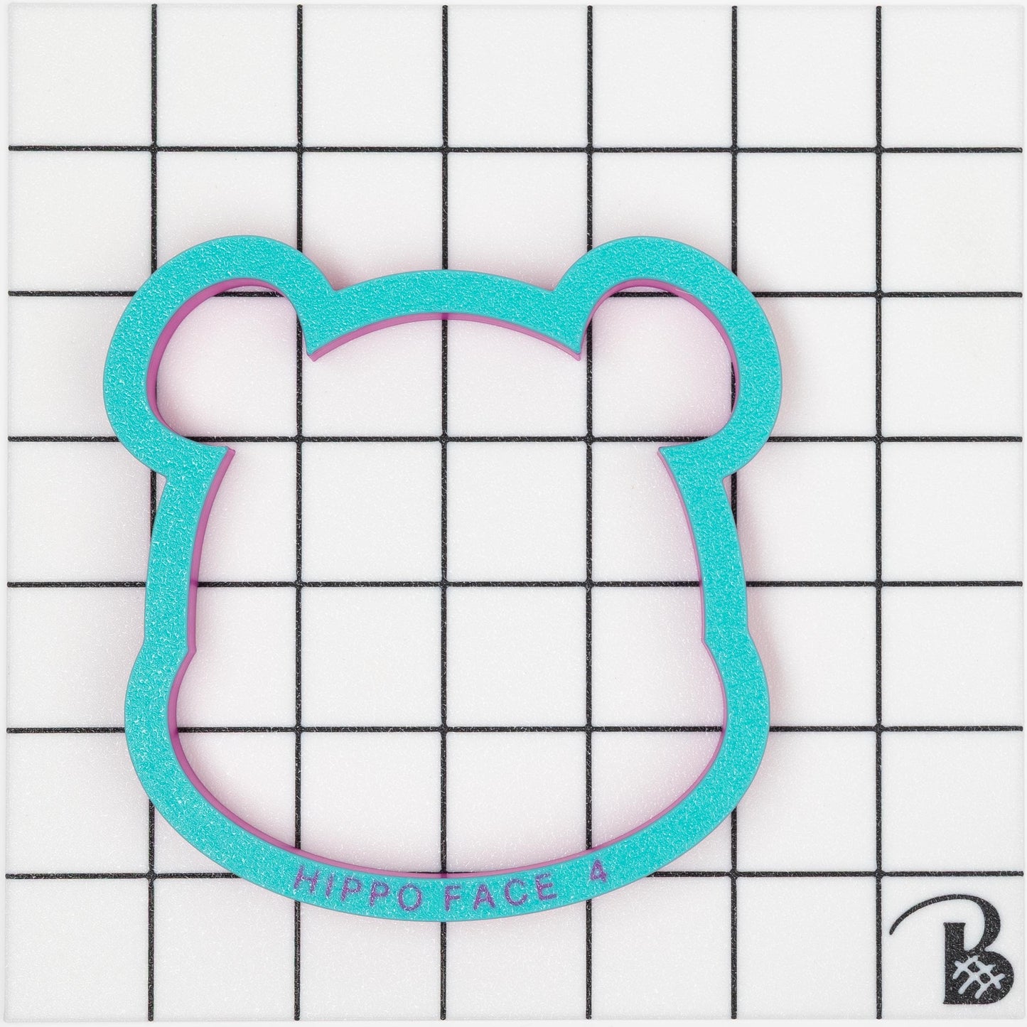 Hippo Face Cookie Cutter