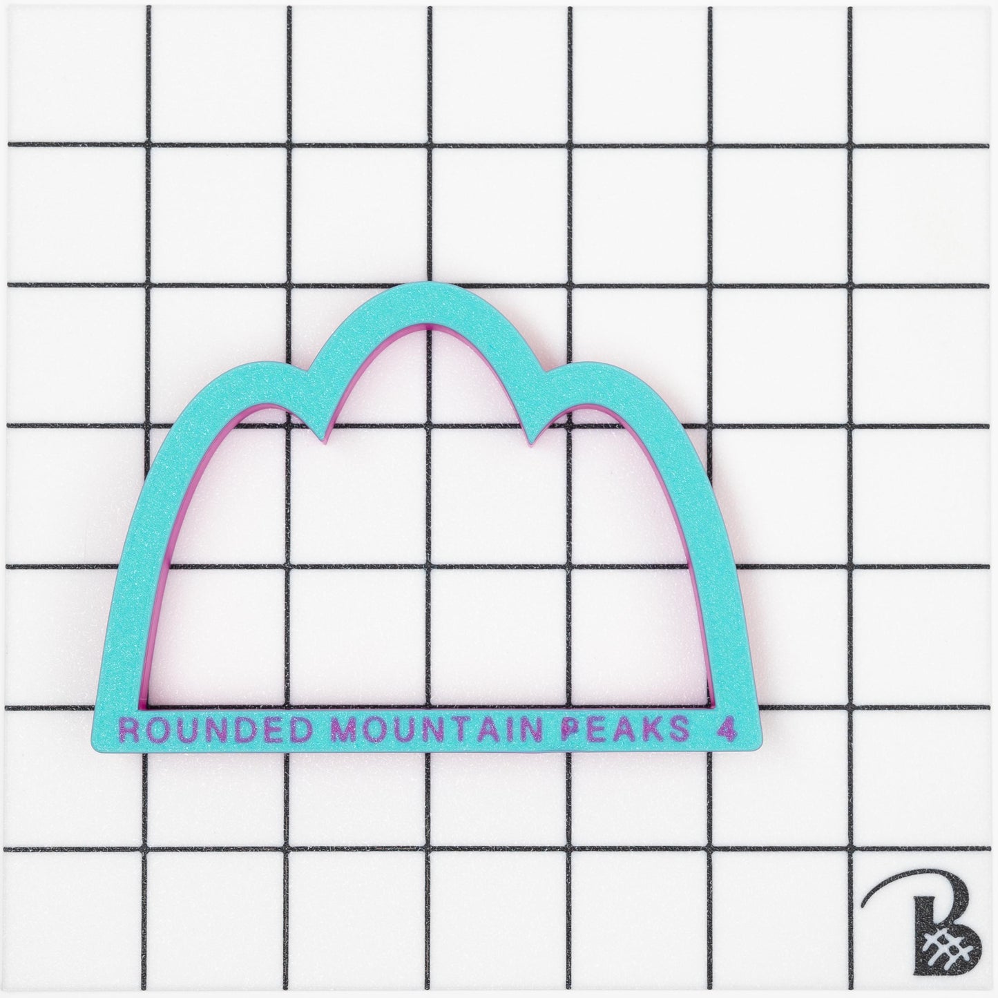 Rounded Mountain Peaks Cookie Cutter