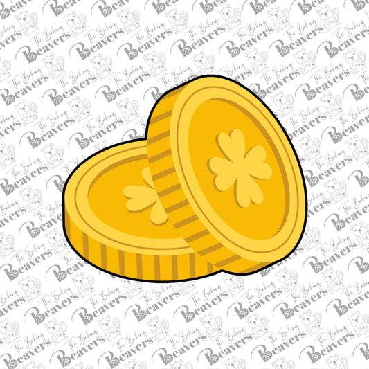 Gold Coins Cookie Cutter